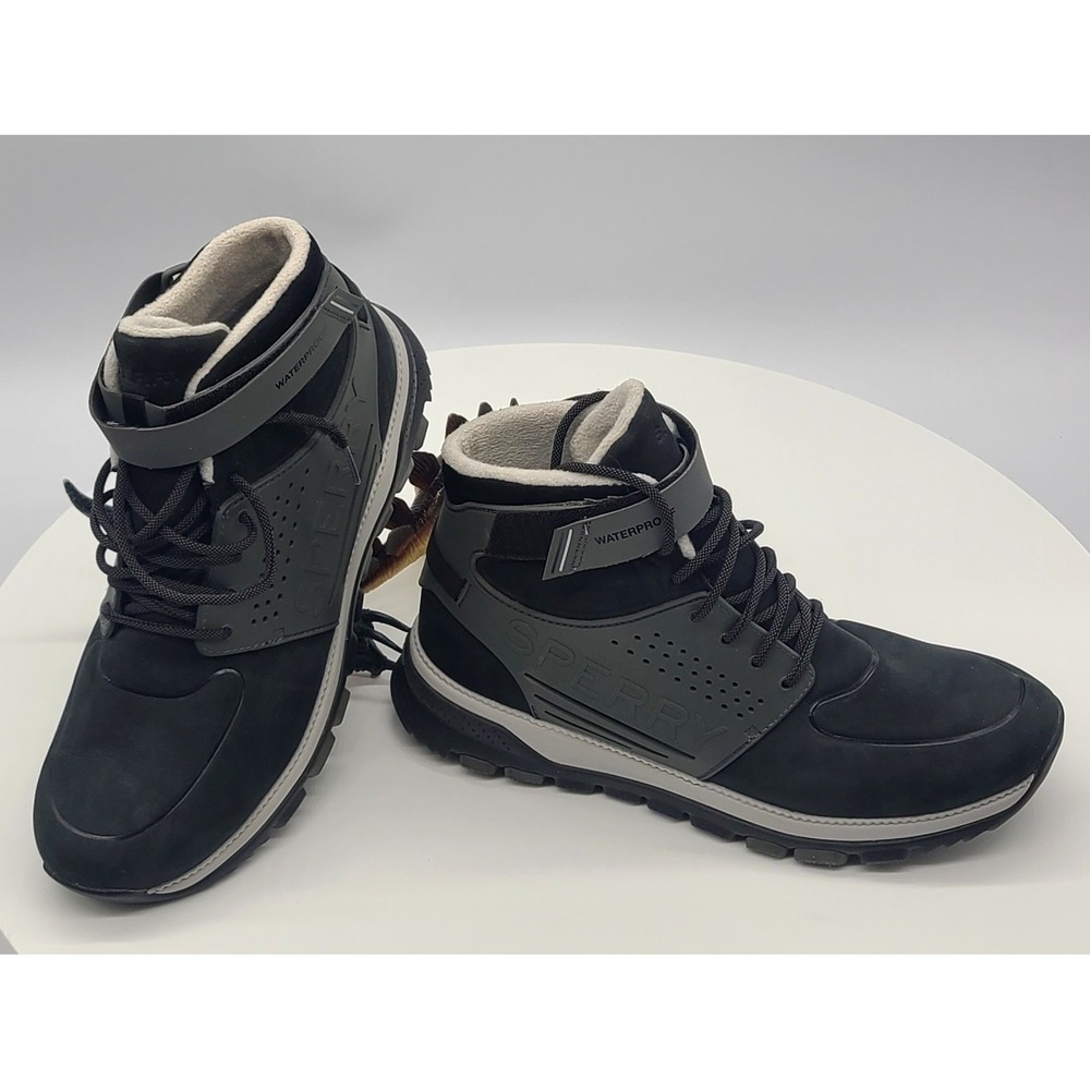 Sperry Top-Sider Seamount Men's Winter Chukka Boots Waterproof Black Size 11M